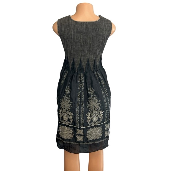 Max Edition Sleeveless Printed Smocked Dress - Picture 9 of 9